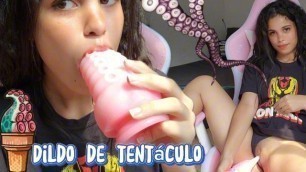 JUGUETE NUEVO! Dildo De TENTÁCULO????/vlog/ Review/morena/latina/Perfect Pussy