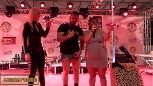 Funny show with pornstars on stage