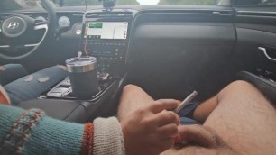 Slave Gets CBT and Dick used as Ashtray on Car Ride