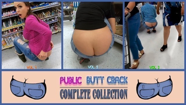 PUBLIC BUTT CRACK - COMPLETE COLLECTION - PREVIEW - ImMeganLive