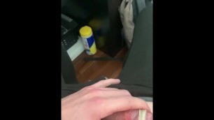 Young Guy Jerking with Condom