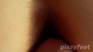 POV Close-up Toying with Ass and Fucking #german