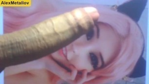 My Big Dick and Big Cumshot for a Beauty Belle Delphine - Cum Tribute