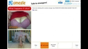 Omegle Girl Shows Massive Tits and Ass