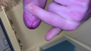 Watch me Playing with the most Intense Part of my Cock and Cum