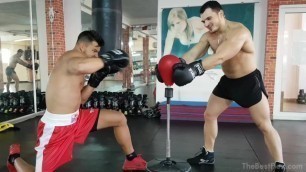 Hot Fighter Raul & Horny Alpha Boy Boxing