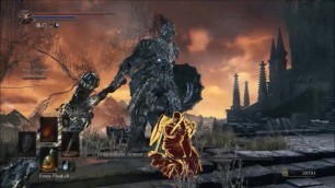 Dark Souls 3 Dragonslayer Armor Boss Battle Tutorial Hard Meme Pounding