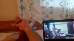 Masturbating Watching Porn #202