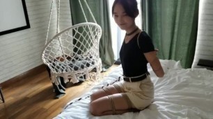 Chinese Girl Tied up in Multiple Positions