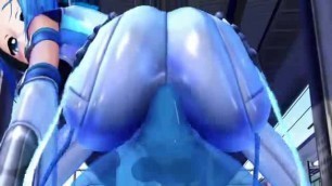 【MMD R-18】Ani-chan Butt Crush