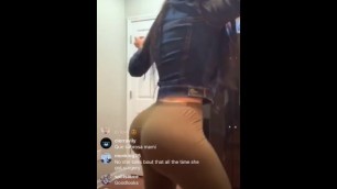 Nickitheboss Twerking Big Ass| IG Live