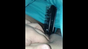 Cumming on my Brush