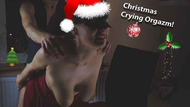 ♥ MarVal - Christmas after Party Big Milky Tits MILF get CRYING ORGAZM! ♥