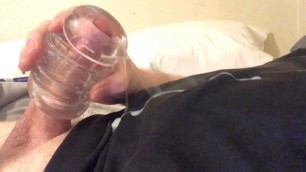 Testing my new Toys: Repeatedly Edging my Cock with Fleshlights until I Cum