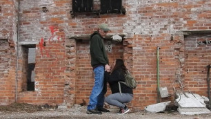 Blowjob at the Abandoned Train Station