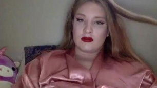 Pink Robe Masturbation