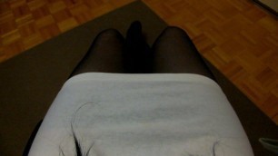 Pantyhose rubbing 2