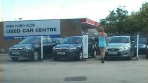 Zoe tranny whore at the Used Car Centre