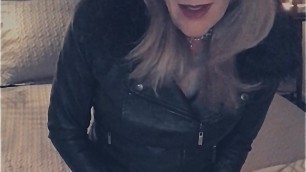 Dakota: Leather, Lace...Cum on my Face