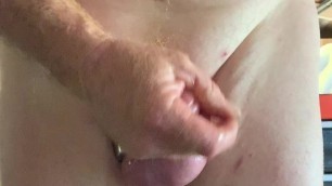 Masturbation double butt plug and ball streching