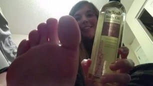 Oiled Foot Worship