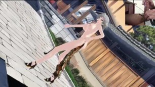 Fapping to Sakuya MMD