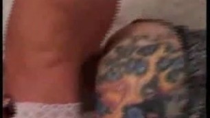 BBW With Tattoos Anal Threesome