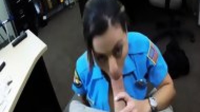 Busty Police Officer Fuck With Pawn Man At The Pawnshop