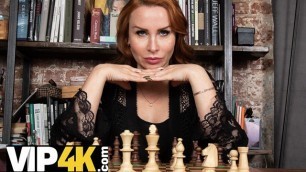 MATURE4K. Cheating Wife Agrees to be Bonked by the Handsome Chess Winner